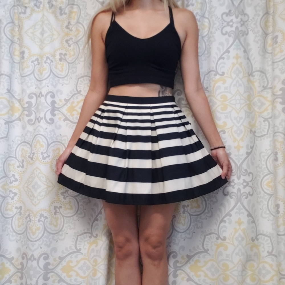 Forever 21 Nautical Striped Skirt